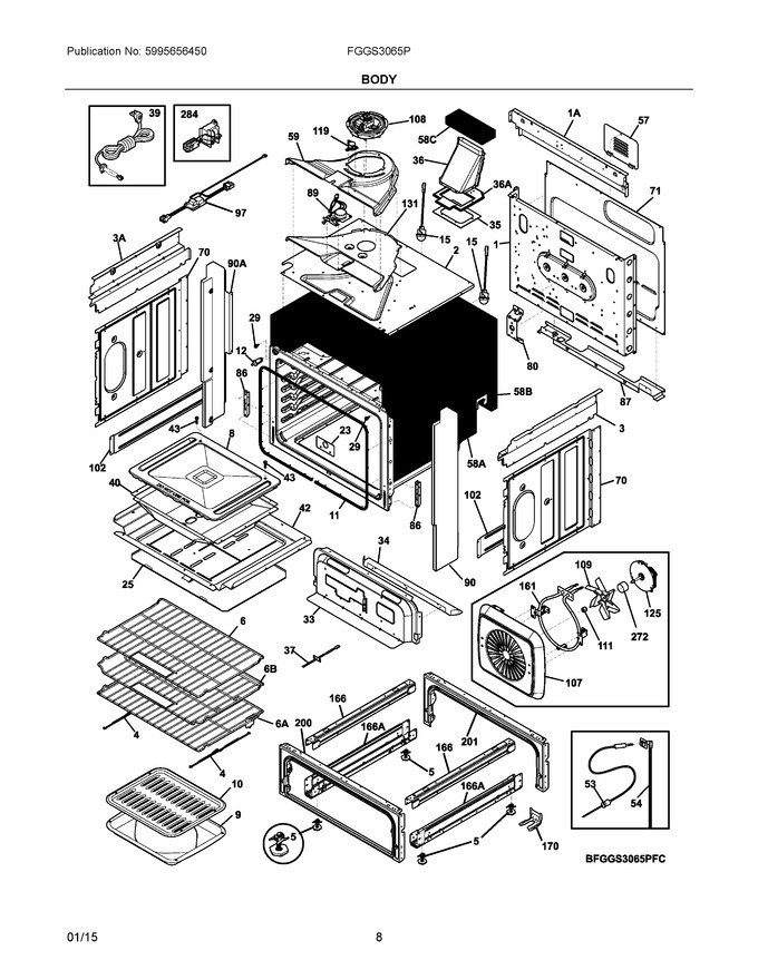 Diagram for FGGS3065PWE