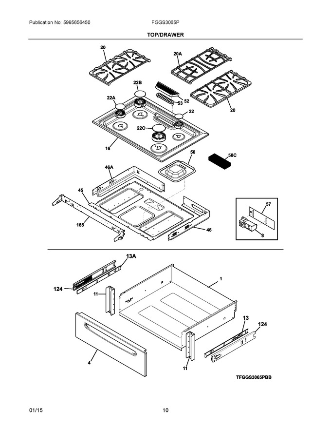 Diagram for FGGS3065PWE