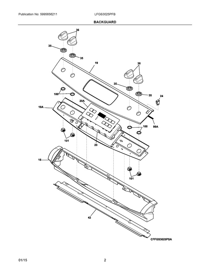 Diagram for LFGS3025PFB