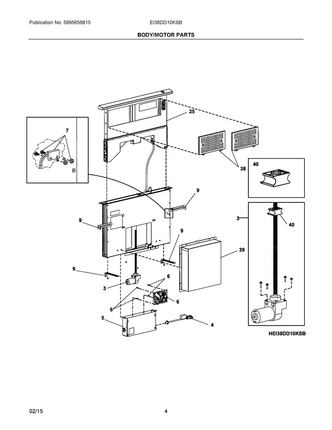 Diagram for EI36DD10KSB