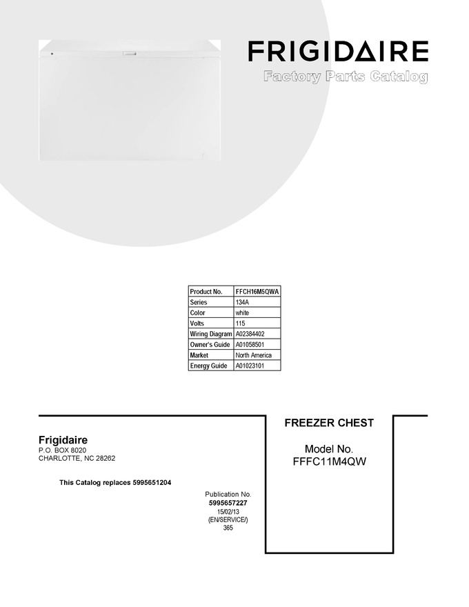 Diagram for FFCH16M5QWA