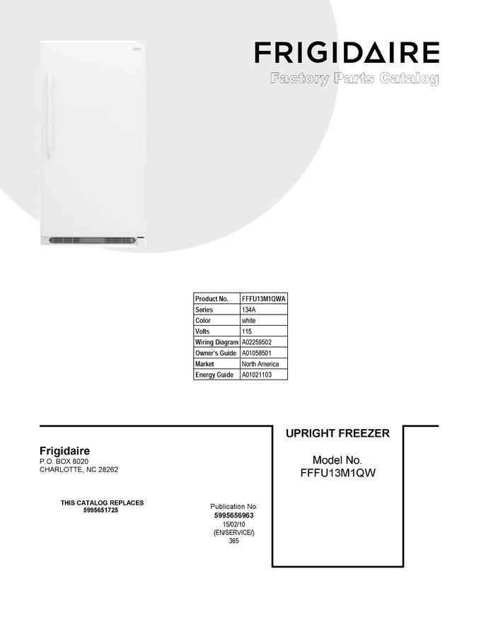 Diagram for FFFU13M1QWA