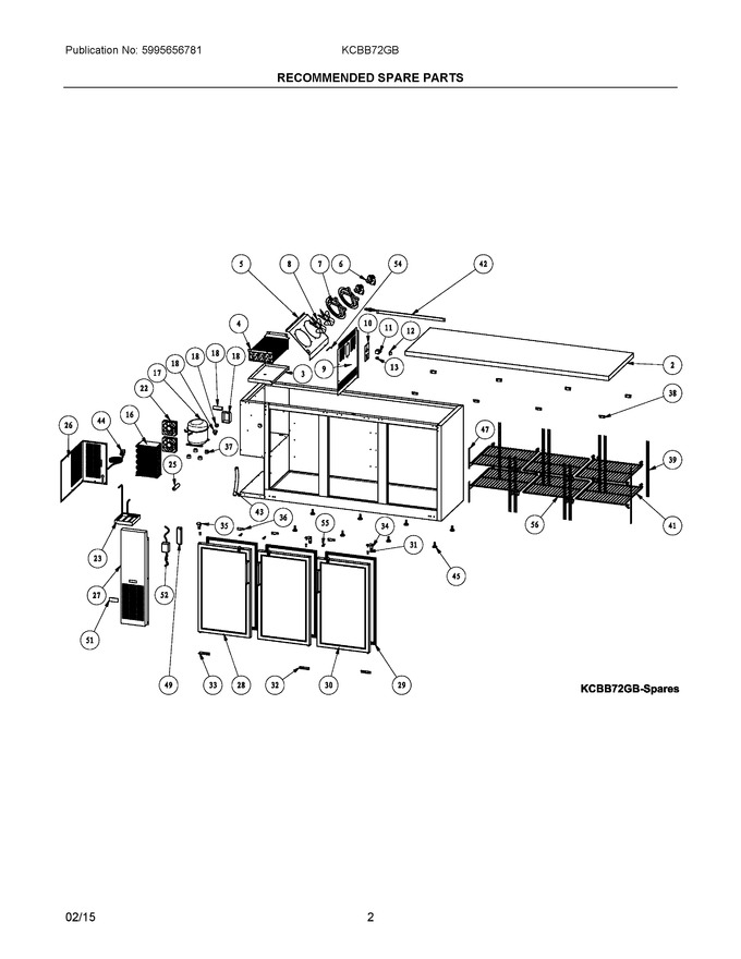 Diagram for KCBB72GB