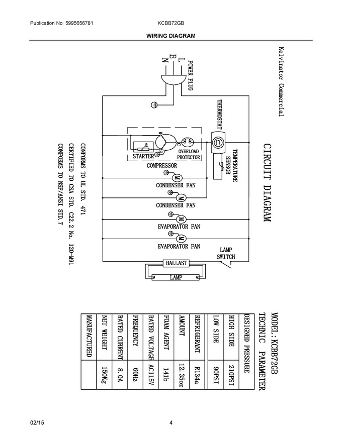 Diagram for KCBB72GB