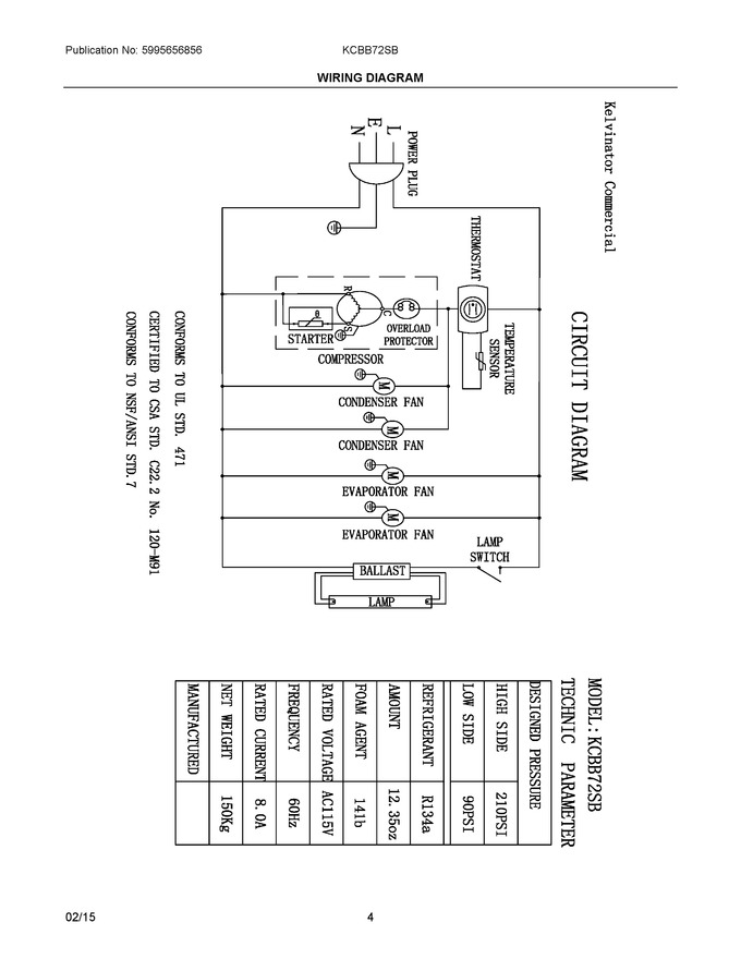 Diagram for KCBB72SB