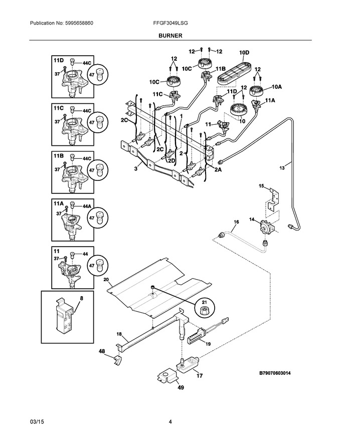Diagram for FFGF3049LSG