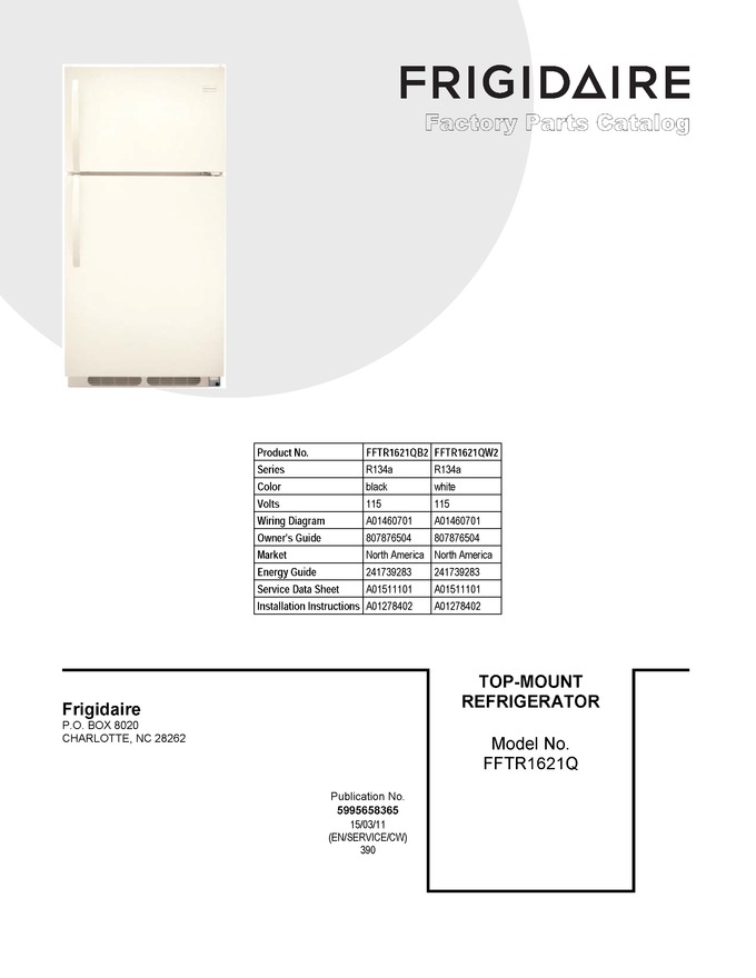 Diagram for FFTR1621QB2