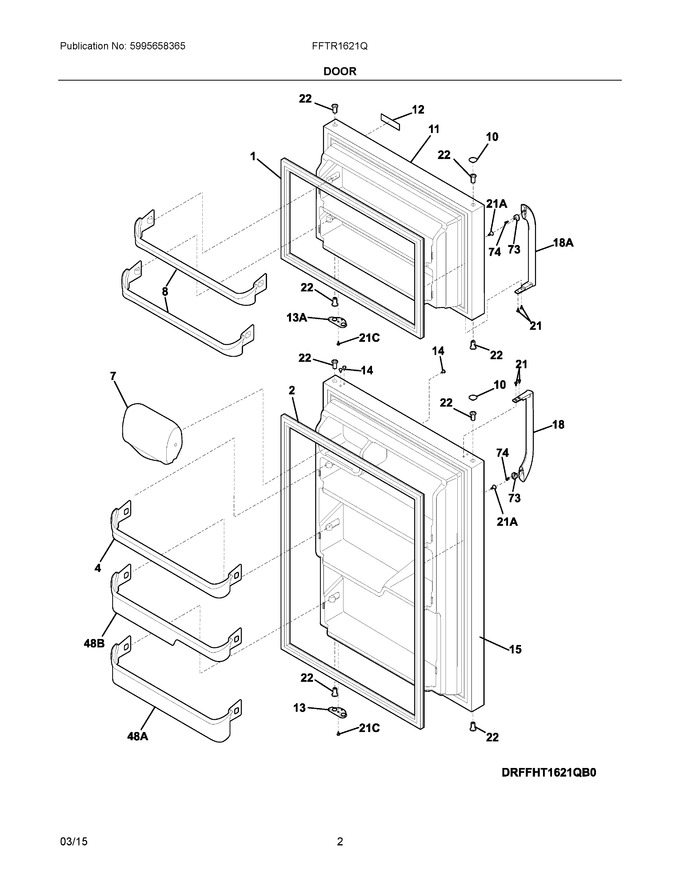 Diagram for FFTR1621QB2