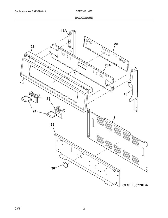 Diagram for CPEF3081KFF