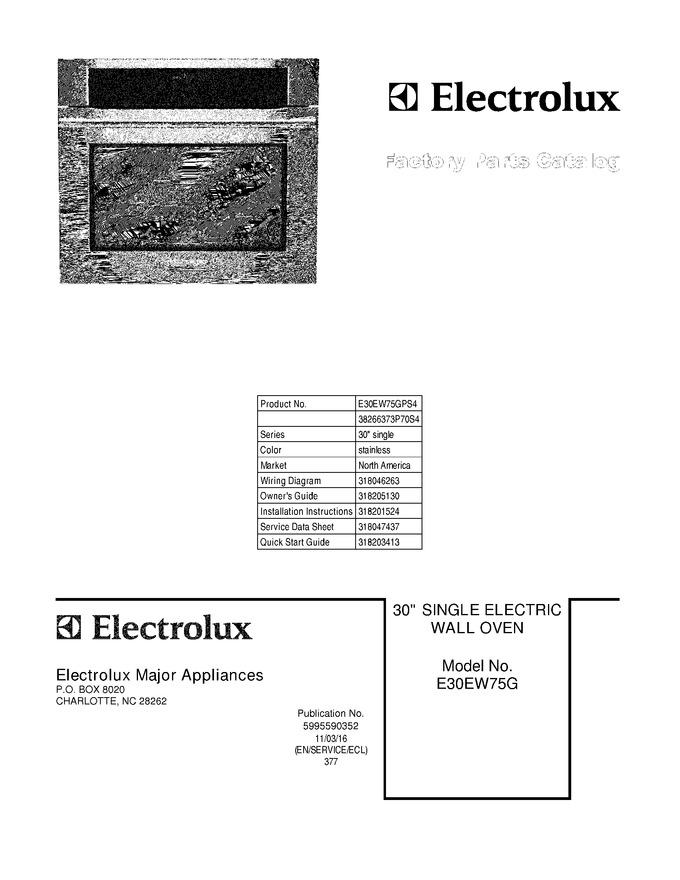 Diagram for E30EW75GPS4