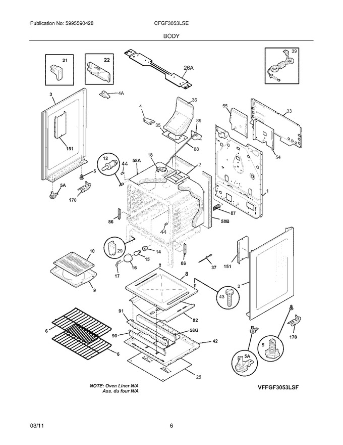 Diagram for CFGF3053LSE