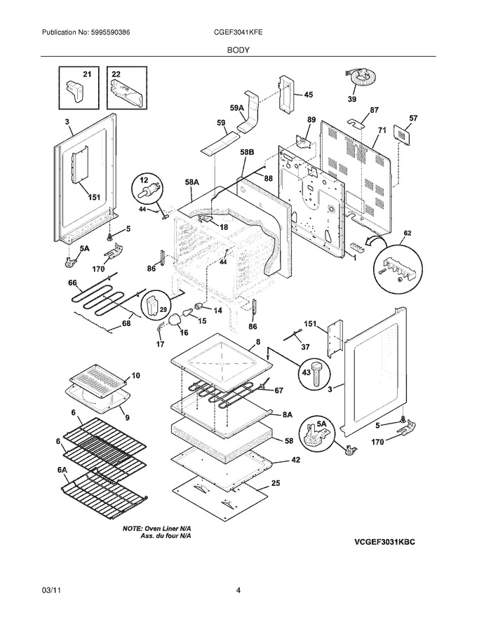 Diagram for CGEF3041KFE