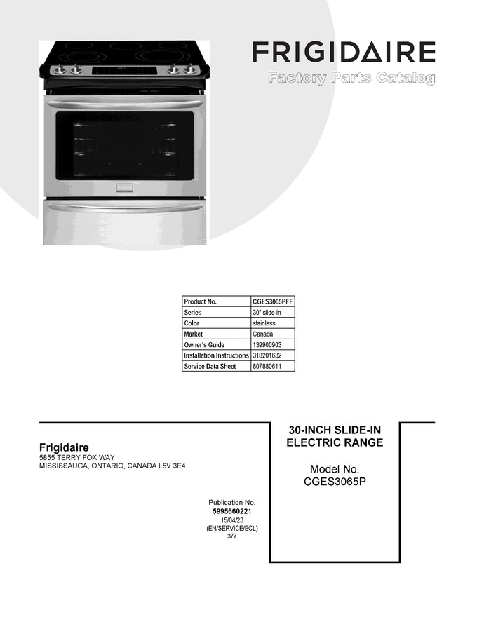 Diagram for CGES3065PFF