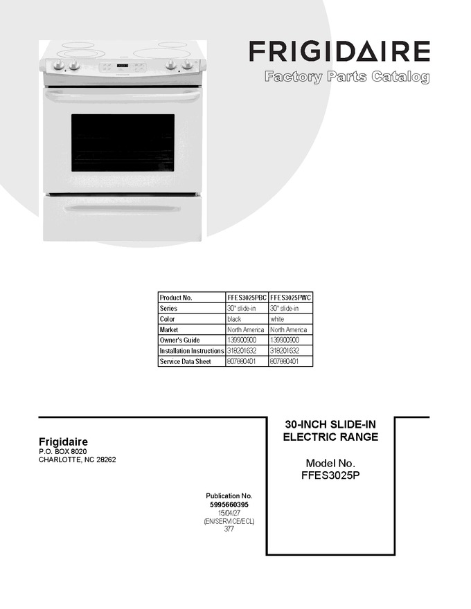 Diagram for FFES3025PWC