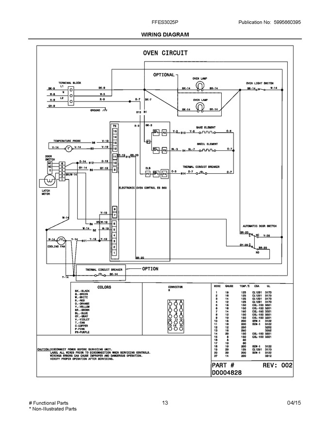 Diagram for FFES3025PWC