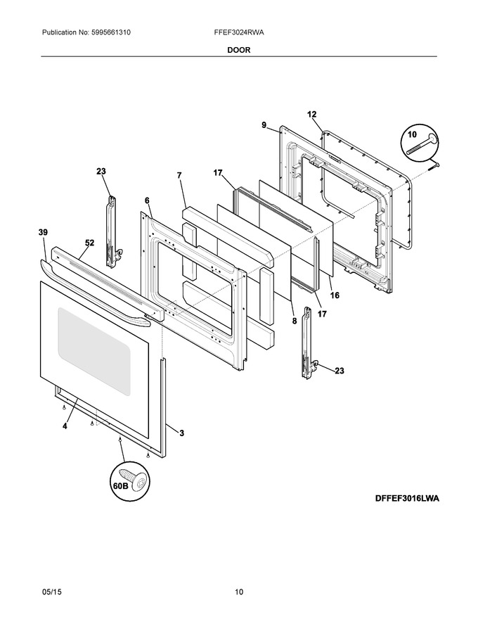 Diagram for FFEF3024RWA