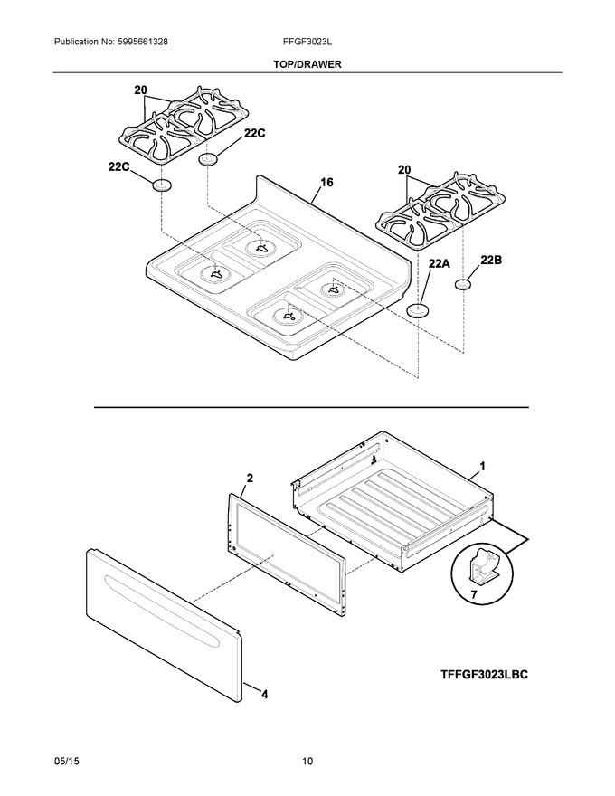 Diagram for FFGF3023LBF