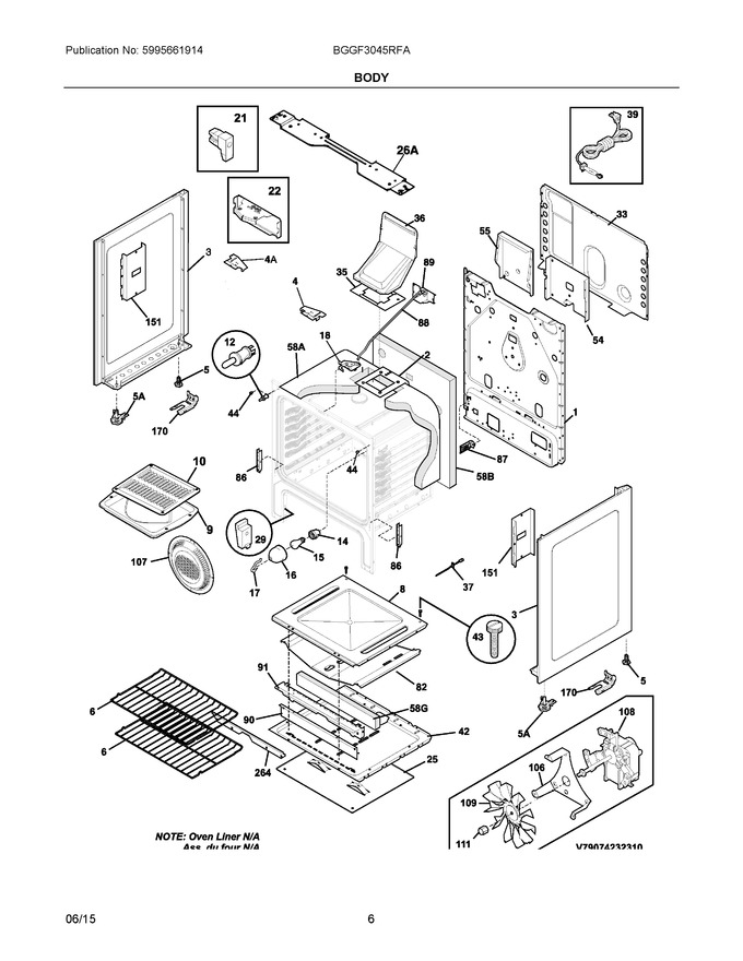 Diagram for BGGF3045RFA