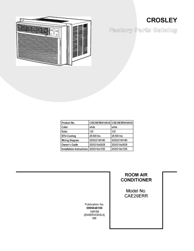 Diagram for CAE29ERR410A18