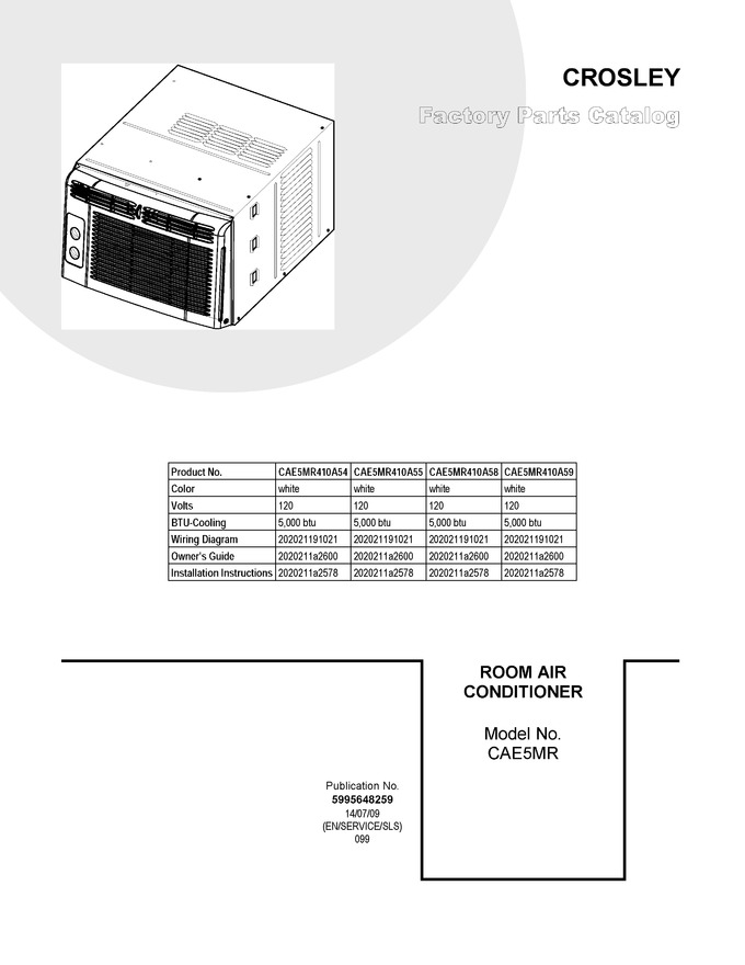 Diagram for CAE5MR410A55