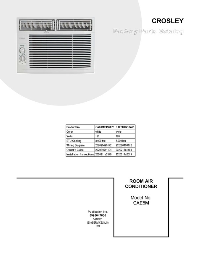 Diagram for CAE8MR410A20