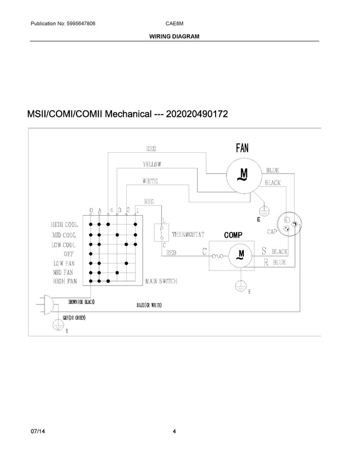 Diagram for CAE8MR410A20