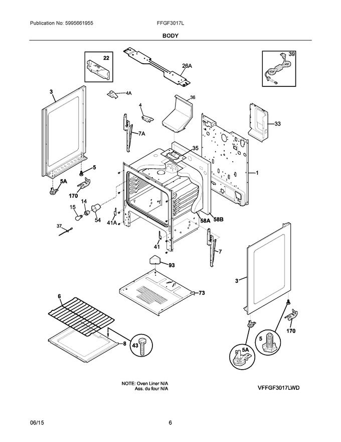Diagram for FFGF3017LWF