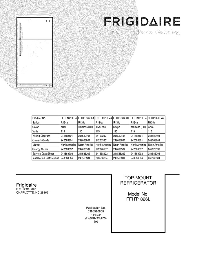 Diagram for FFHT1826LK4