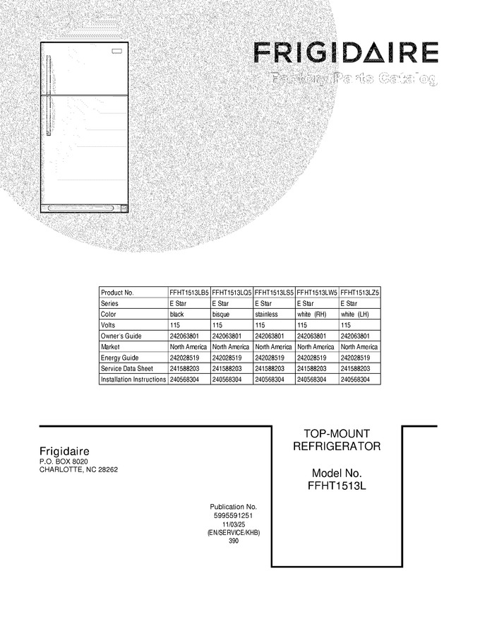 Diagram for FFHT1513LZ5