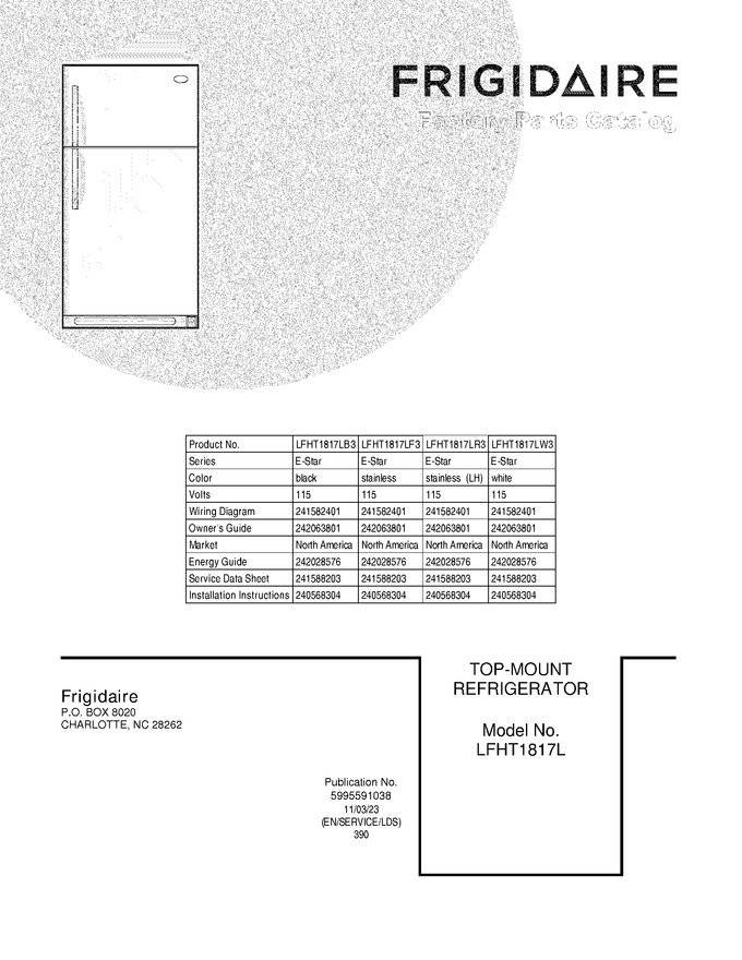 Diagram for LFHT1817LW3