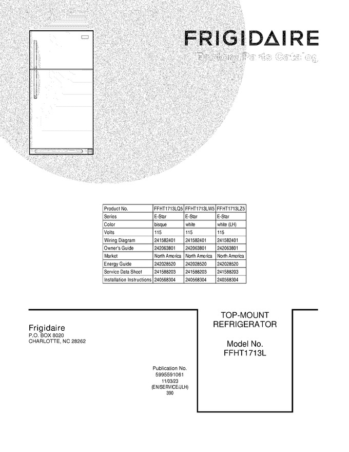 Diagram for FFHT1713LQ5