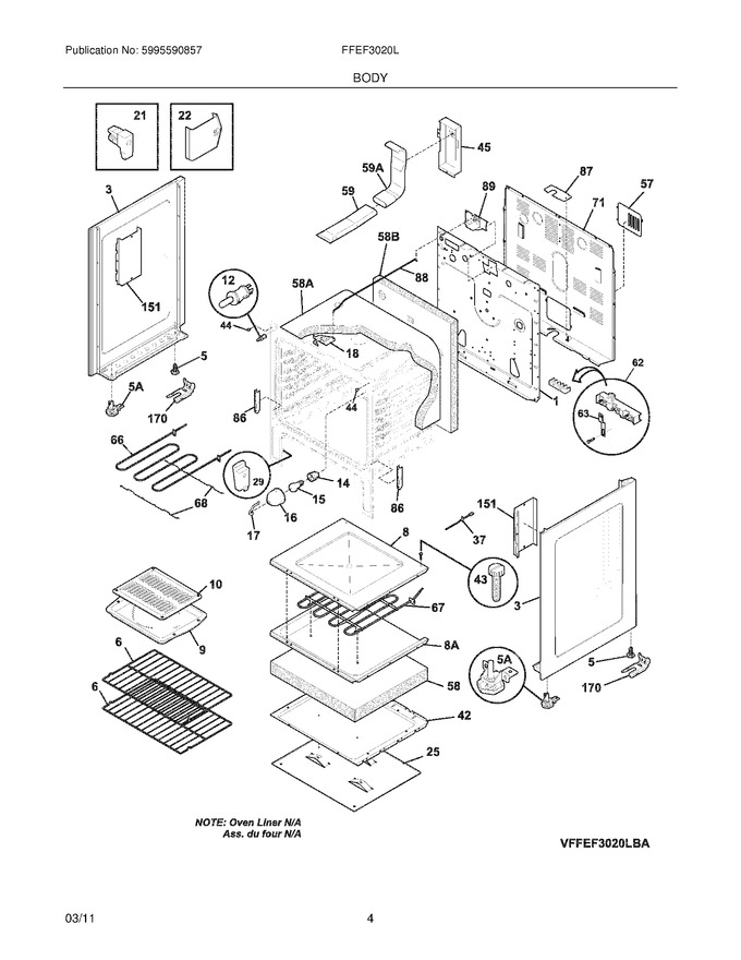 Diagram for FFEF3020LBA