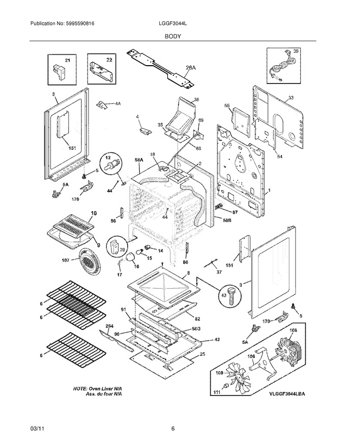 Diagram for LGGF3044LQA