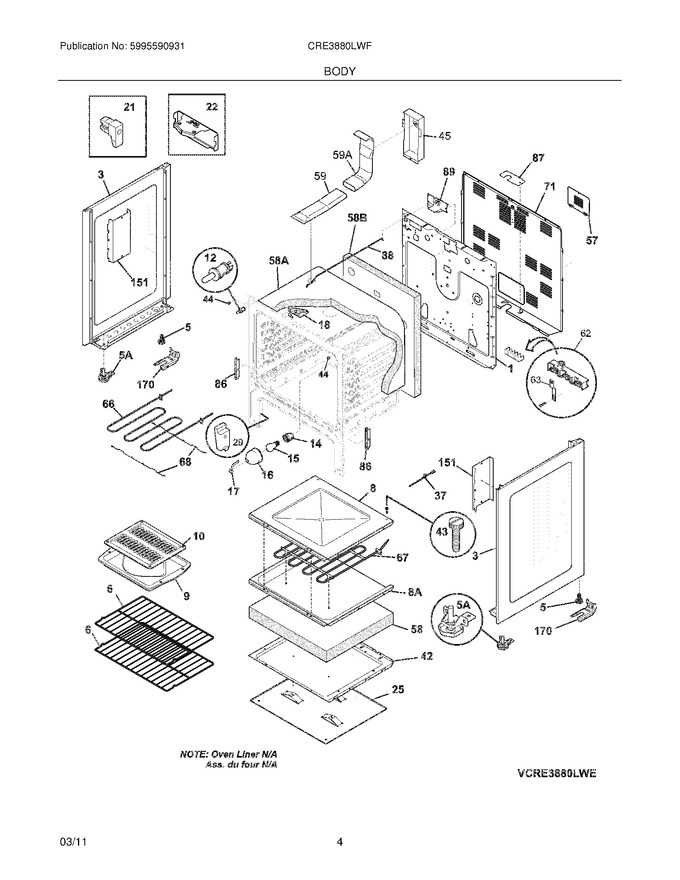 Diagram for CRE3880LWF