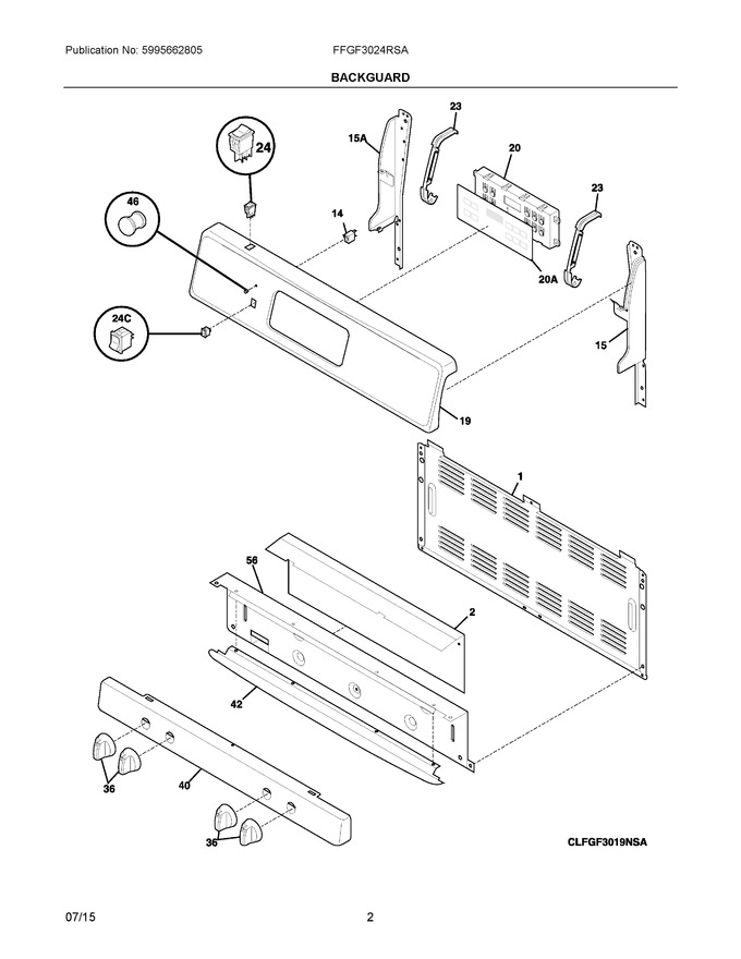 Diagram for FFGF3024RSA