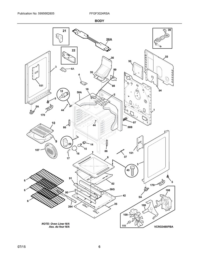 Diagram for FFGF3024RSA