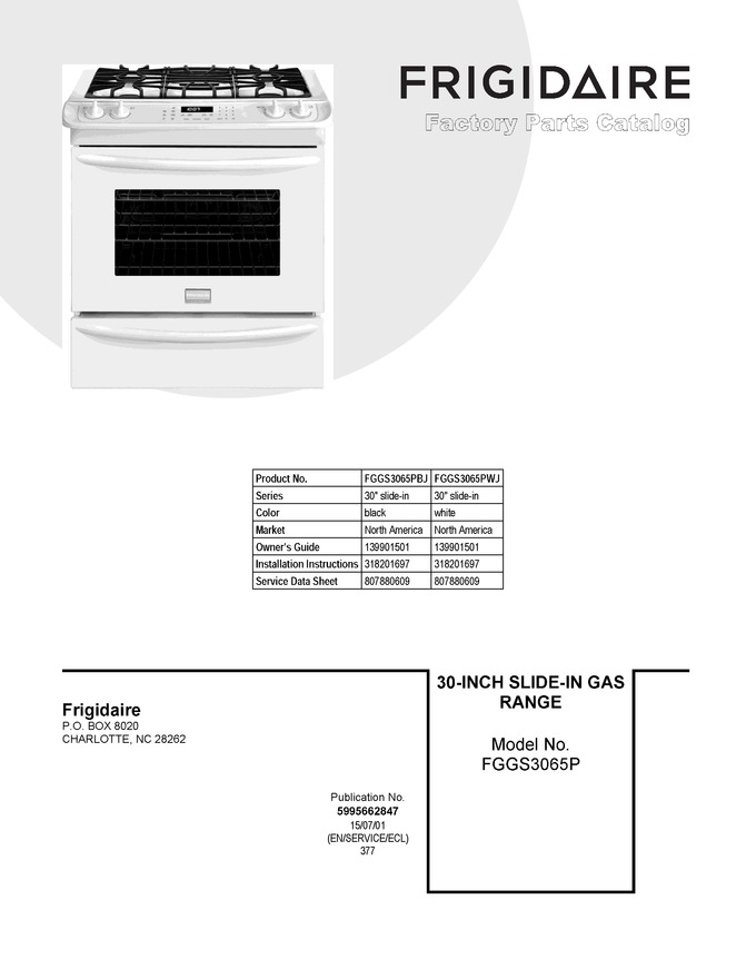 Diagram for FGGS3065PBJ