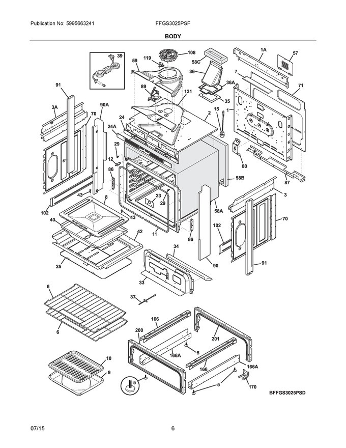 Diagram for FFGS3025PSF