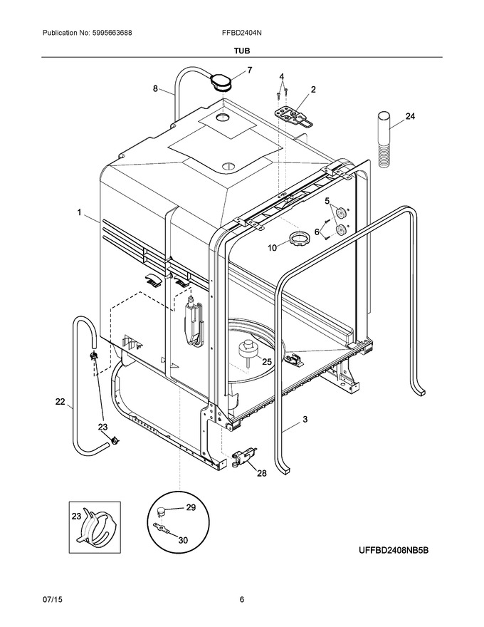 Diagram for FFBD2404NS5B