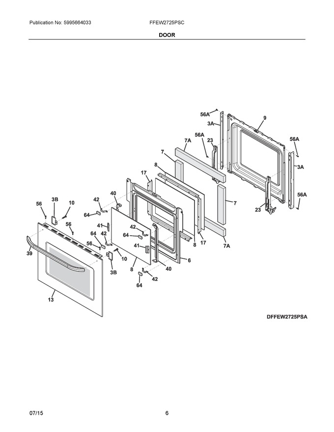 Diagram for FFEW2725PSC