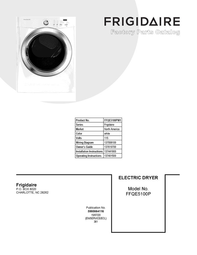 Diagram for FFQE5100PW1