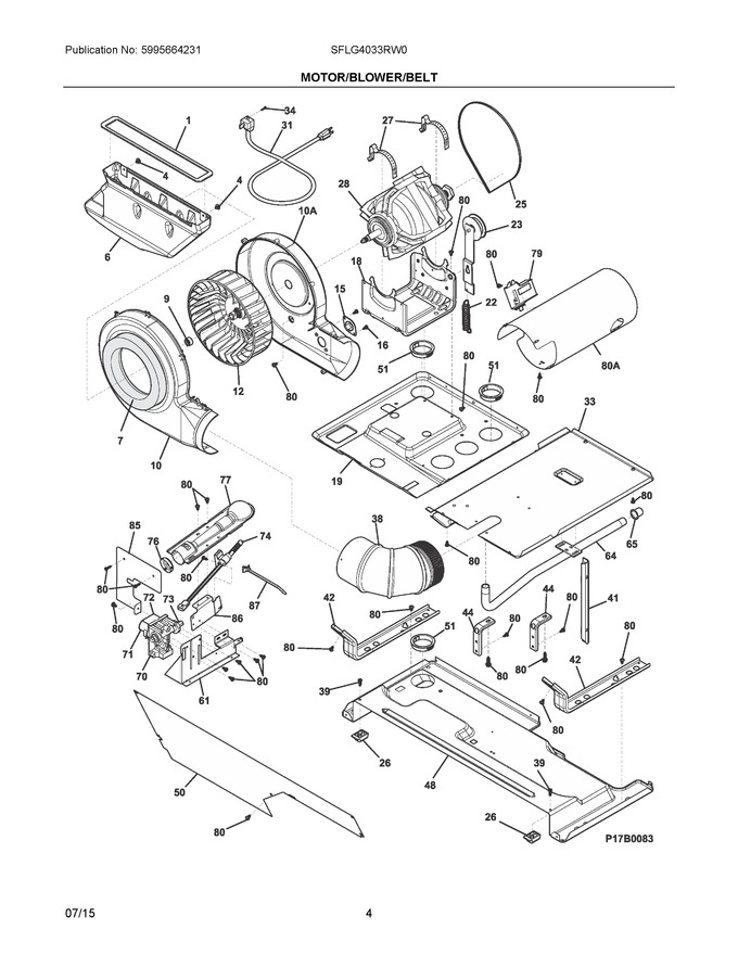 Diagram for SFLG4033RW0