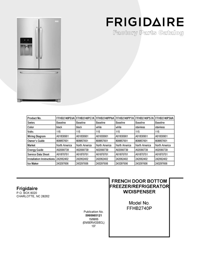 Diagram for FFHB2740PP7A