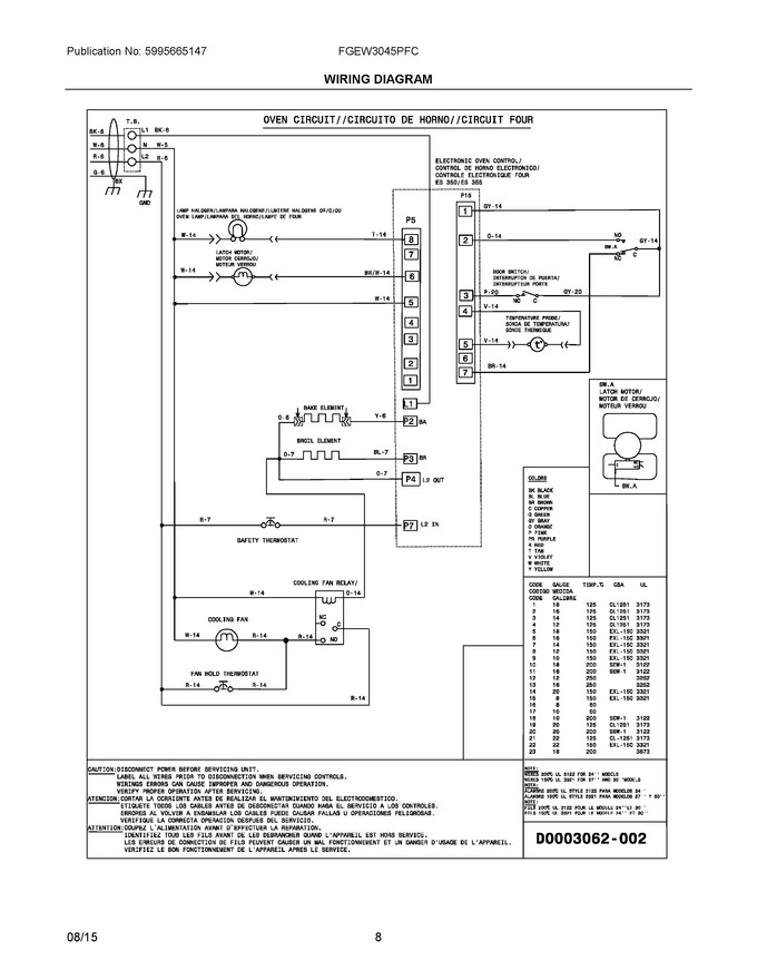 Diagram for FGEW3045PFC