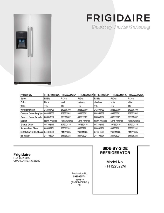 Diagram for FFHS2322MSJA