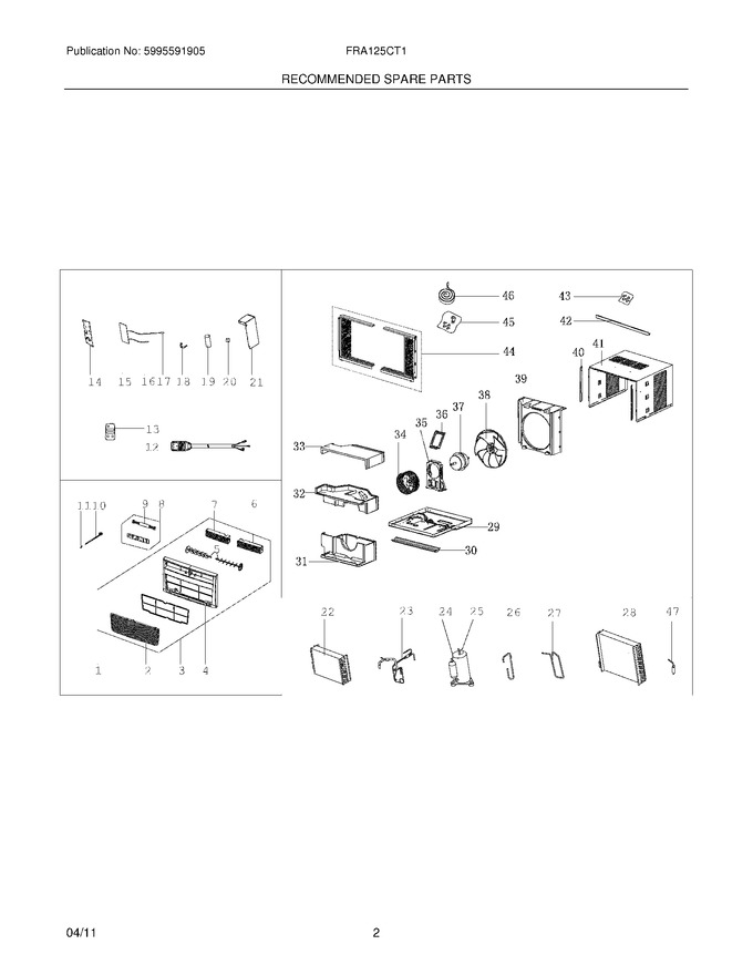 Diagram for FRA125CT14