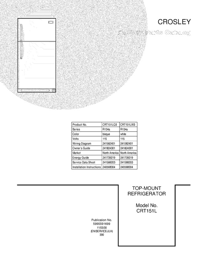 Diagram for CRT151LQ3