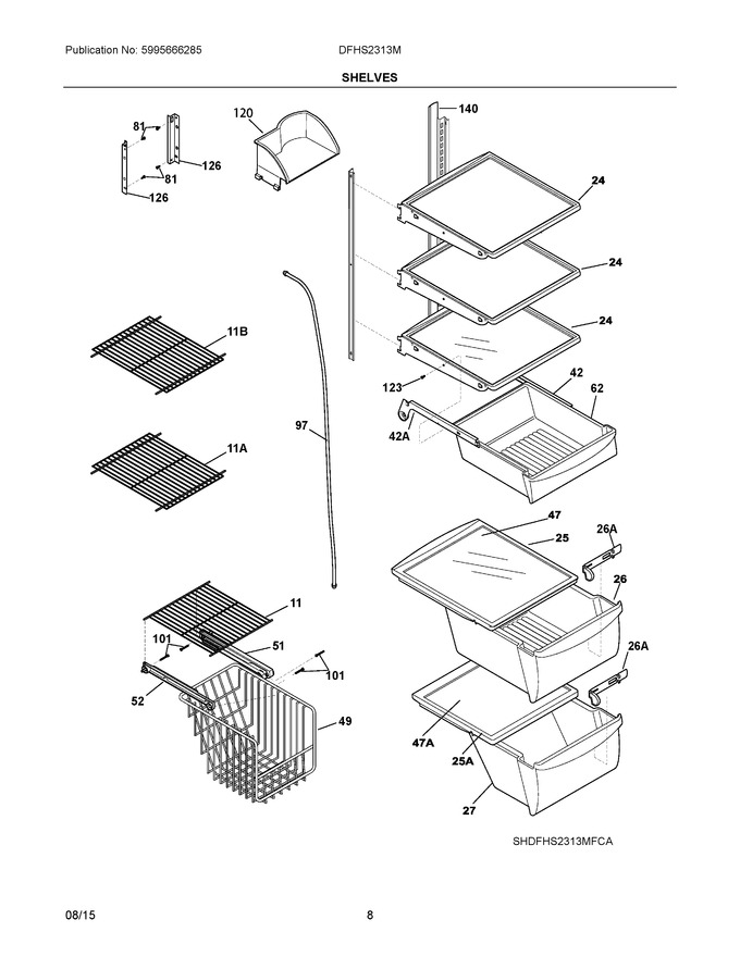 Diagram for DFHS2313MFHA