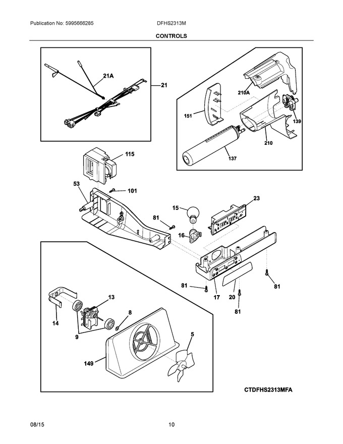 Diagram for DFHS2313MFHA