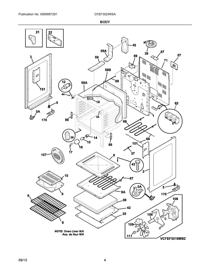 Diagram for CFEF3024RSA